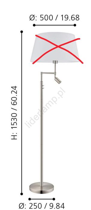 Lampa podłogowa EGLO Tunia – Modern Loft | Regulowana | LED
