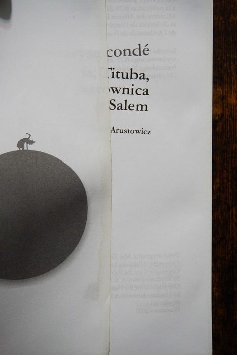 Ja, Tituba, czarownica z Salem Maryse Conde