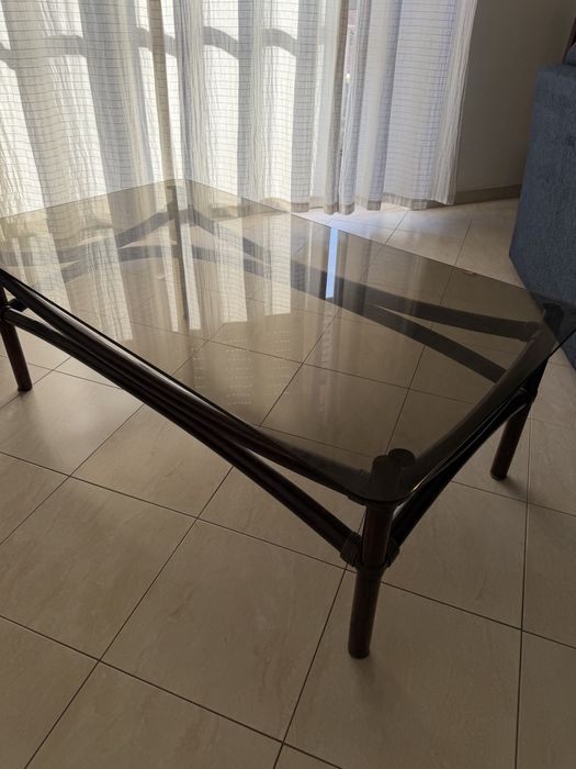 Mesa Centro com Tampo em Vidro