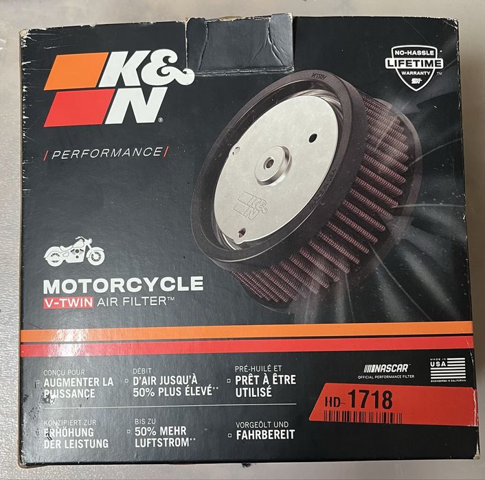 Filtro de ar K&N HD 1718 para Harley Davidson