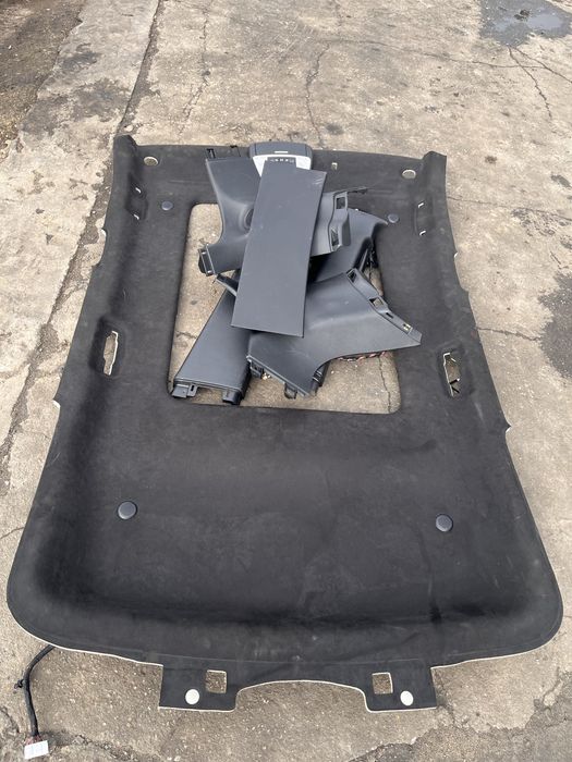 Jeep grand cherokee wk2 podsufitka alkantara czarna