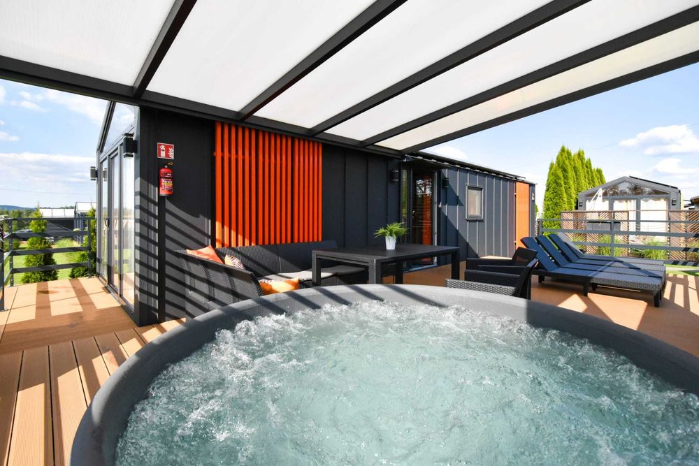Energylandia Domek na wynajem w Zatorze - sauna, jacuzzi, basen, boiska, place zabaw, rowery