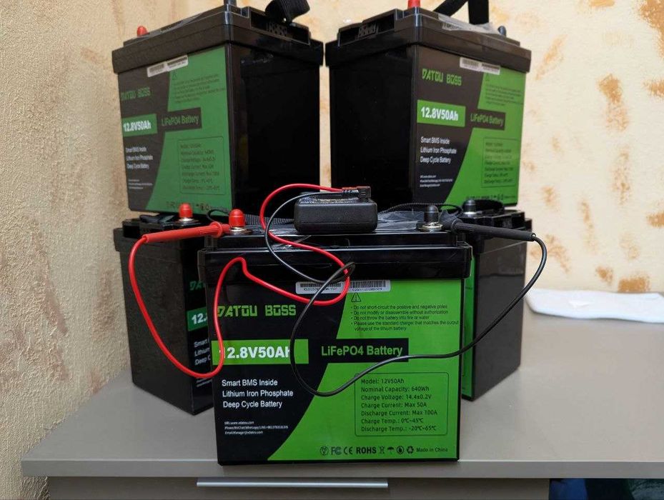 Акумулятор LiFePO4 DATOU BOSS 12V/100AH(1320Wh)літій-залізо-фосфатний. Безкоштовна доставка. Аккумулятор , Li-ion батарея, «АКБ. новый, —  2026 рік»