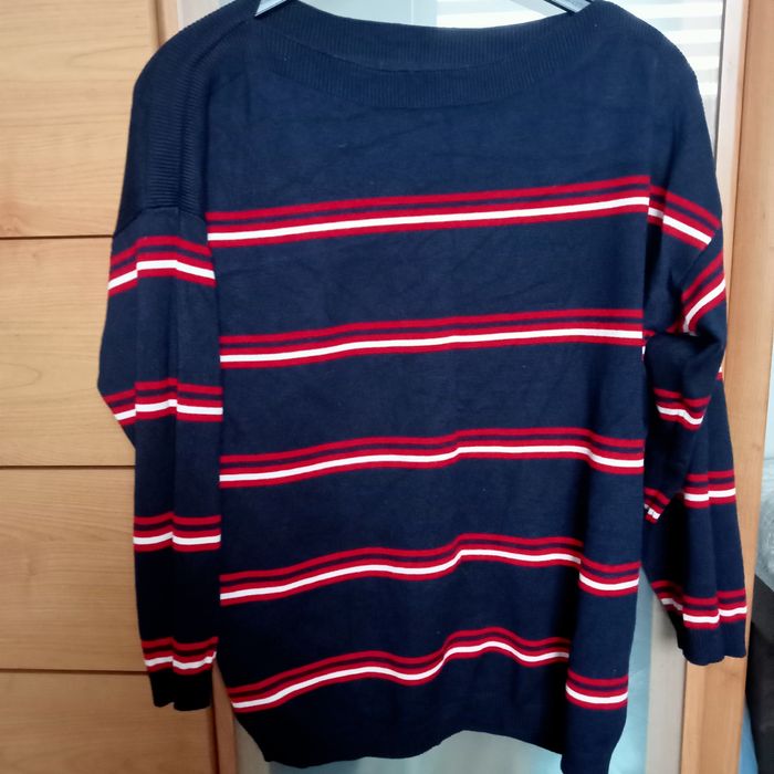 Sweterek damski, cienki w pasy Reserved L