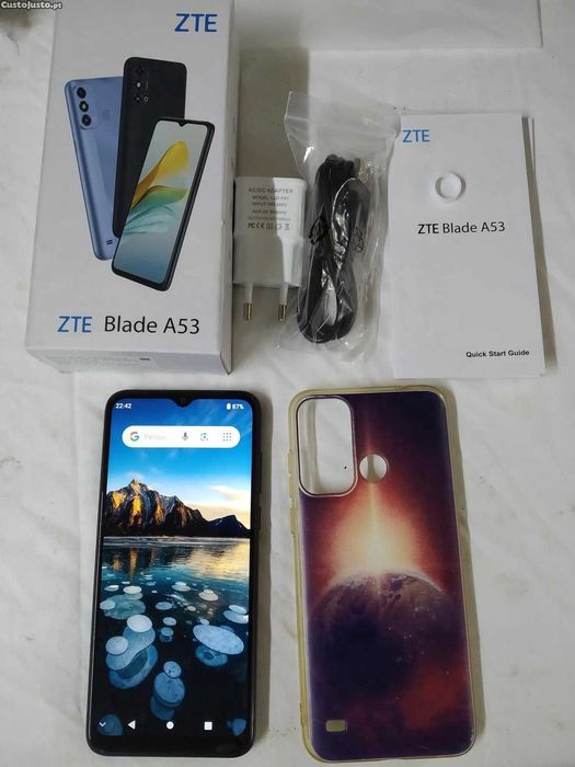 Quase novo com 1 mes de uso_ Zte blade a53 baixa preço