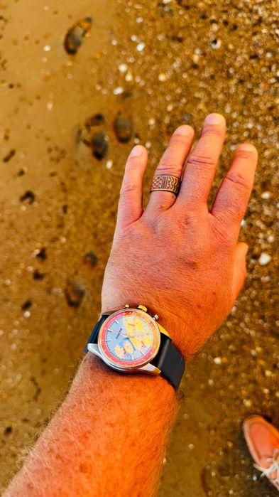Zegarek mechaniczny chonograf „GULF”