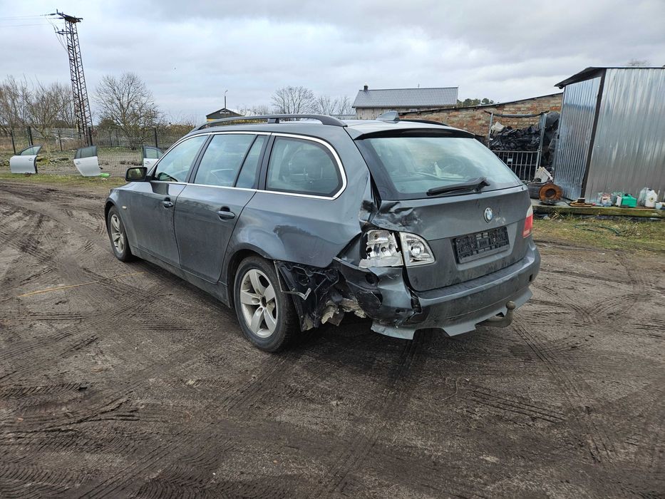 Bmw e61 2.5d 177km automat xenon skretny TITANGRAU II wszystkie czesci