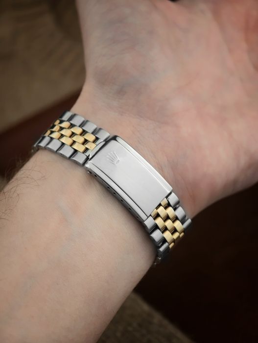 ROLEX Datejust 18K | Rzadka tarcza "Doorstop" Blue | Pudełko