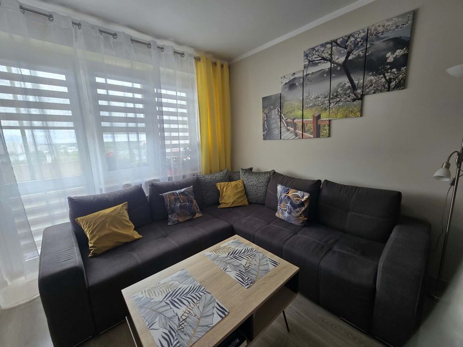 Narożnik w bardzo dobrym stanie kolor grafit 250/250 cm