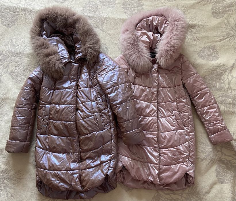 Пальта зимові для двійні