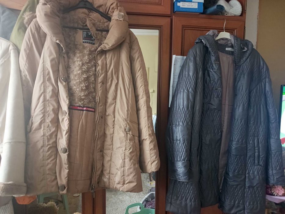 kurtki damskie ubrania duza ilosc  worek 99zl  xl
