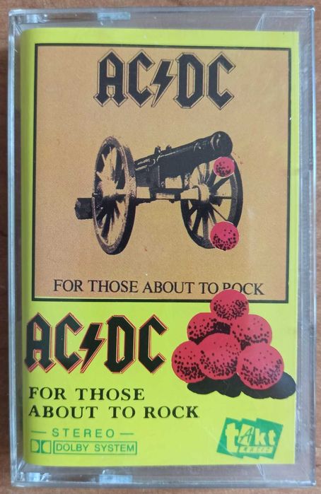 Sprzedam Kasetę AC/DC For those about the rock – Powrót do Przeszłości