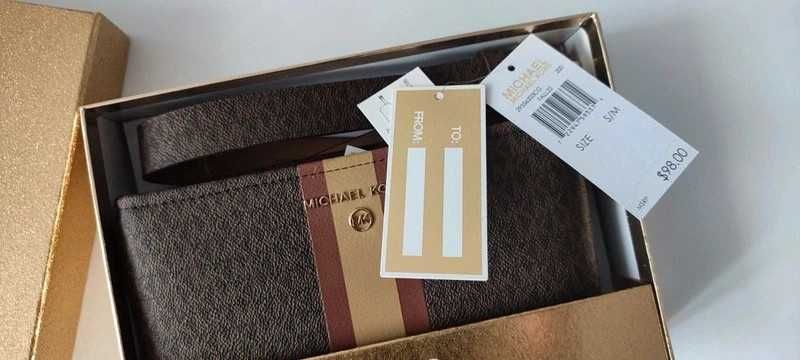 Michael Kors Saszetka nerka Brown