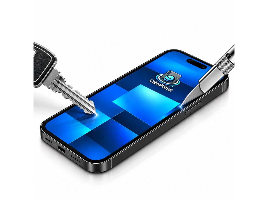 Szkło hartowane CasePlanet 9H & 9D do Apple iPhone od X do 18 Pro Max