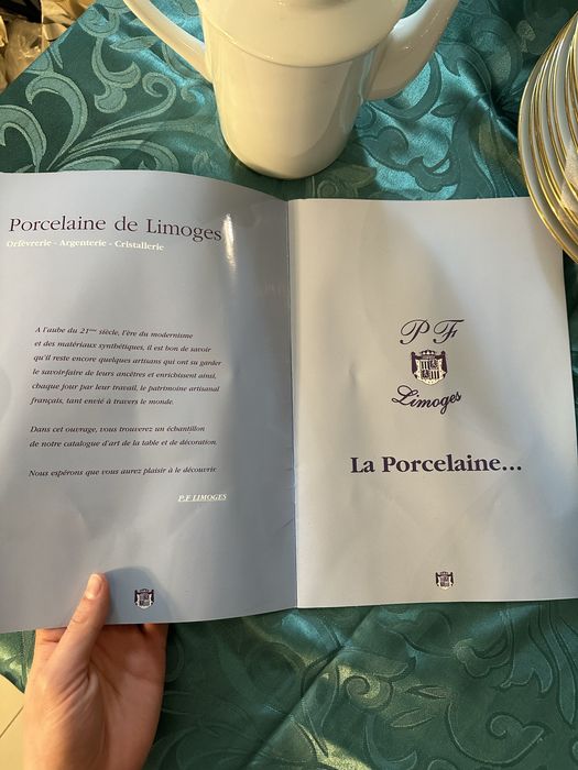 Serwis obiadowy Limoges zestaw 12 francuski