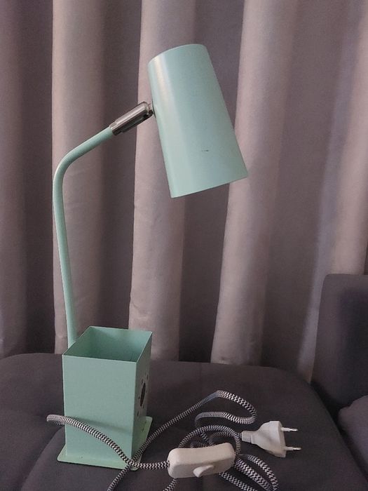 Lampa  biurkowa miętowa
