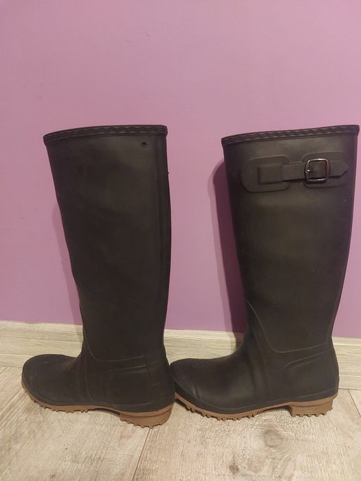 Kalosze czarne wysokie