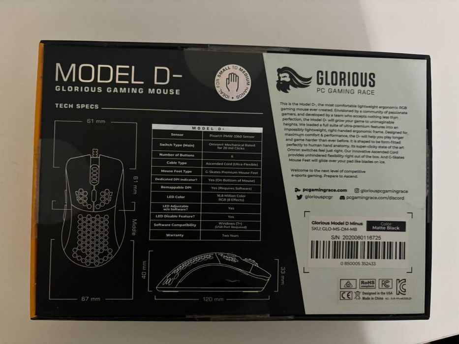 Glorious Mouse D- Matte436988352377006081