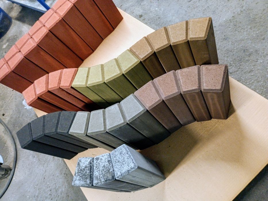 Palisada trapezowa betonowa kolorowa CAŁA POLSKA.