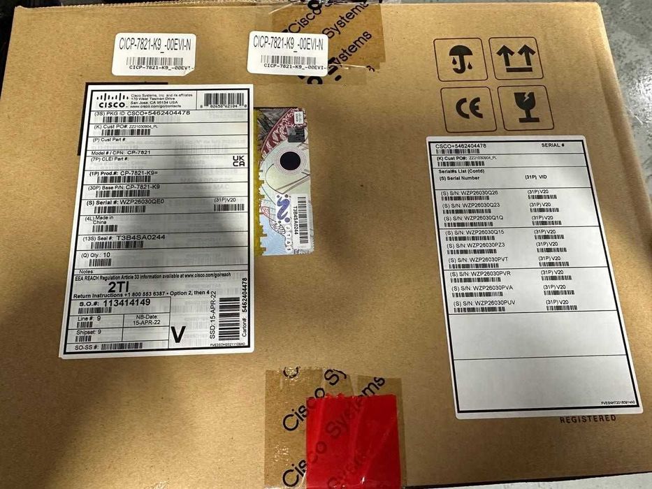 IP телефон Cisco CP-7821-K9
