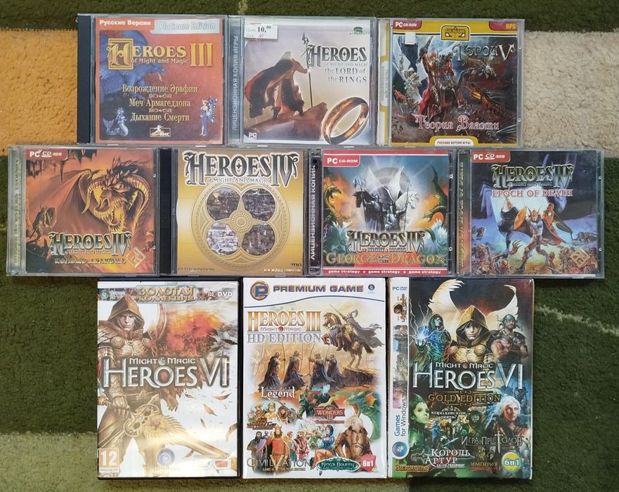 Диск з грою Герои  Меча и магии 3/ Heroes  of might and magic 3