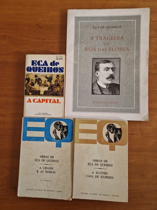 Romances (quatro) de Eça de Queirós