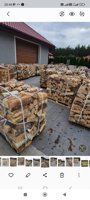 Brzoza Suche drewno opałowe kominkowe EKODREWNO