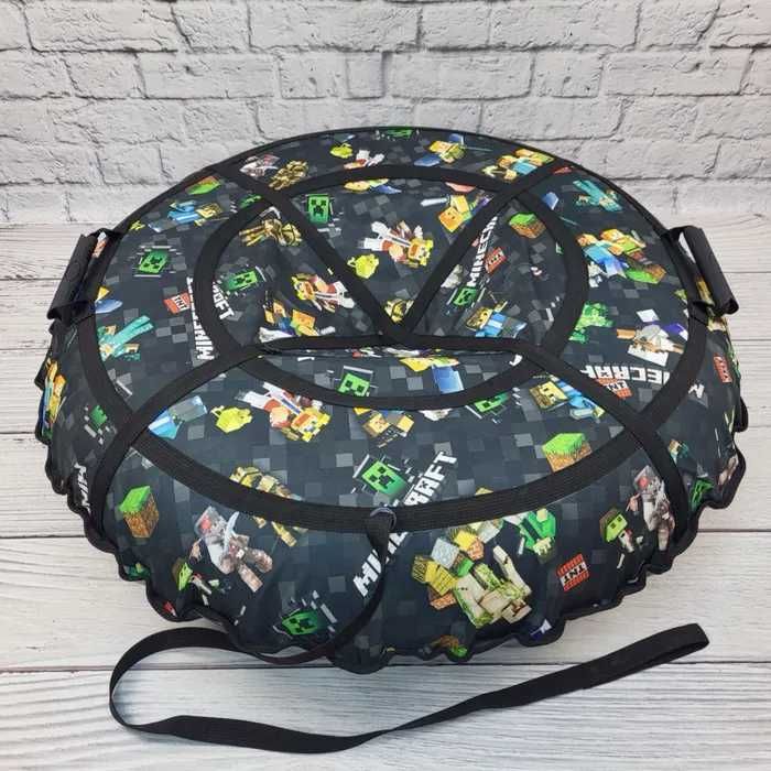 Тюбинг З КАМЕРОЮ ватрушка надувная ПЛЮШКА ТЮБІНГ Емендемс 2D 100 см