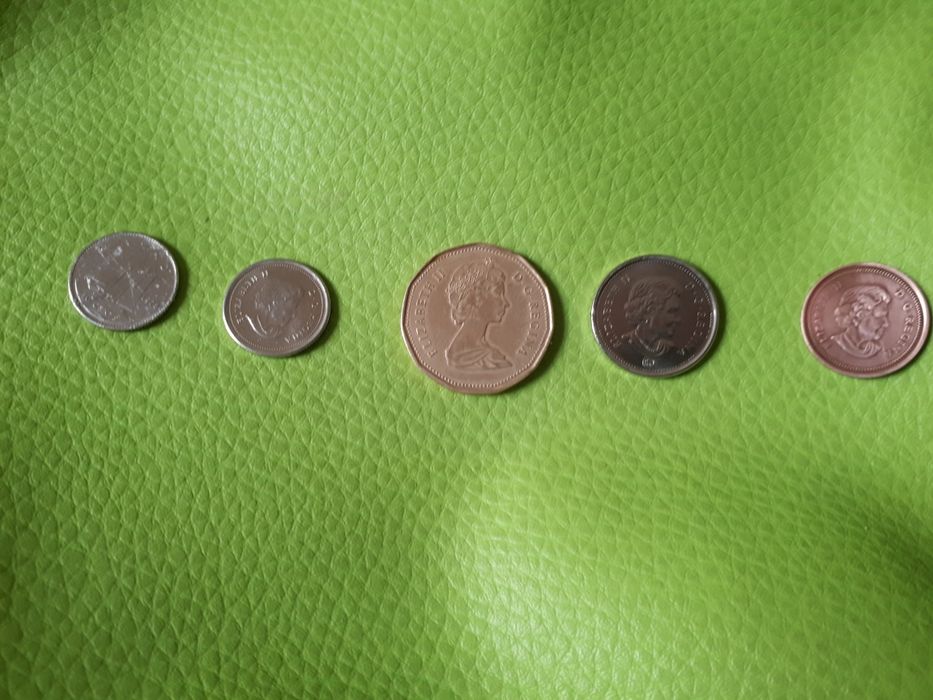 Lote moedas Canadá