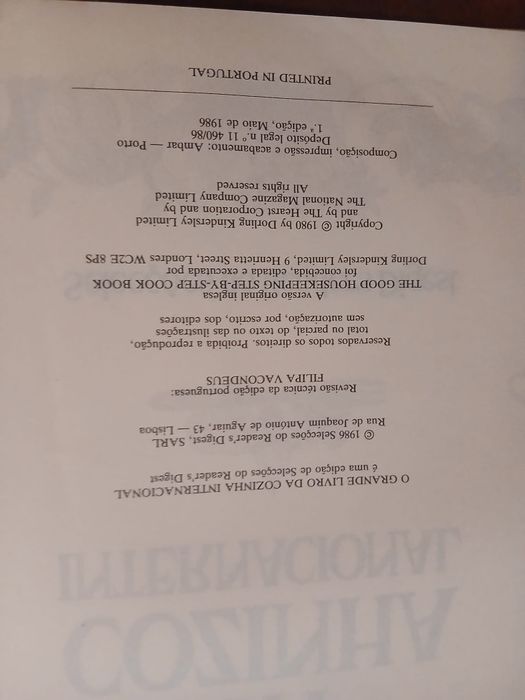O Grande Livro Da Cozinha Internacional