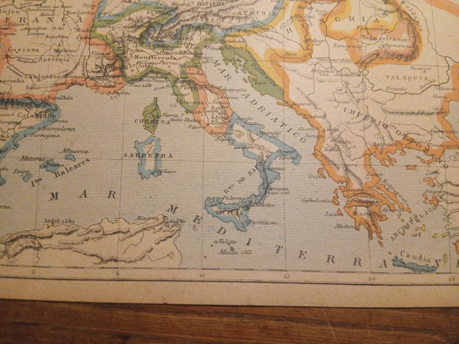 Mapa Europa 1453-1558