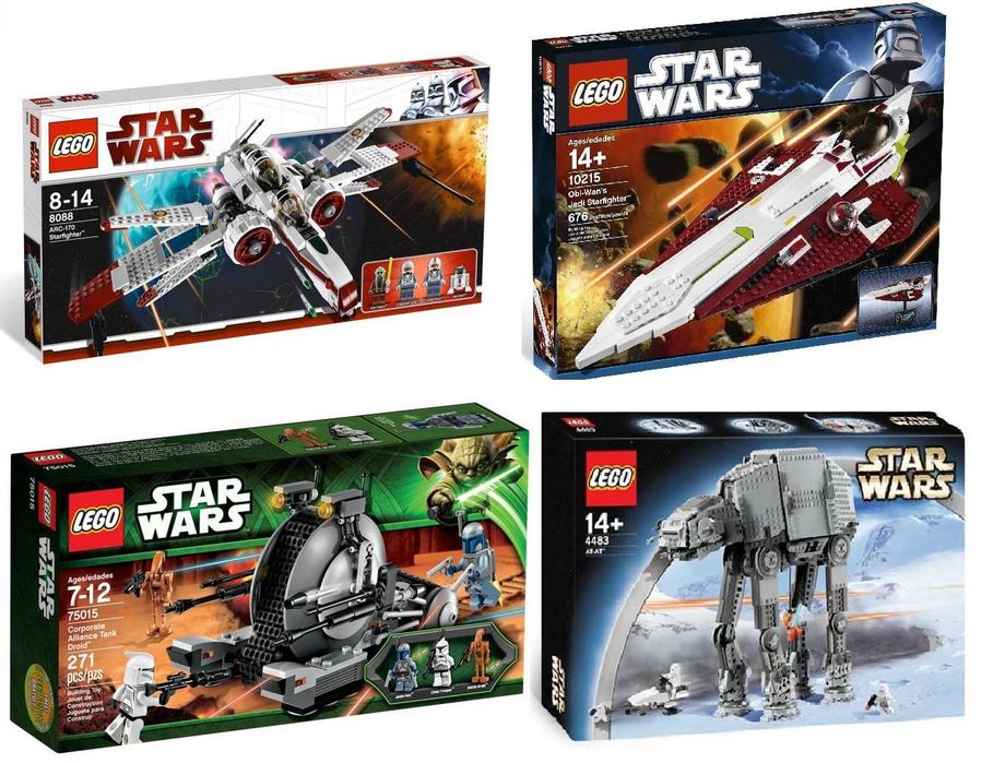 Lego Star Wars: 8088, 10215, 75015, 4483