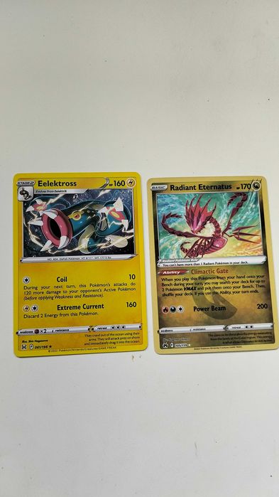 Conjunto de 12 cartas Pokémon
