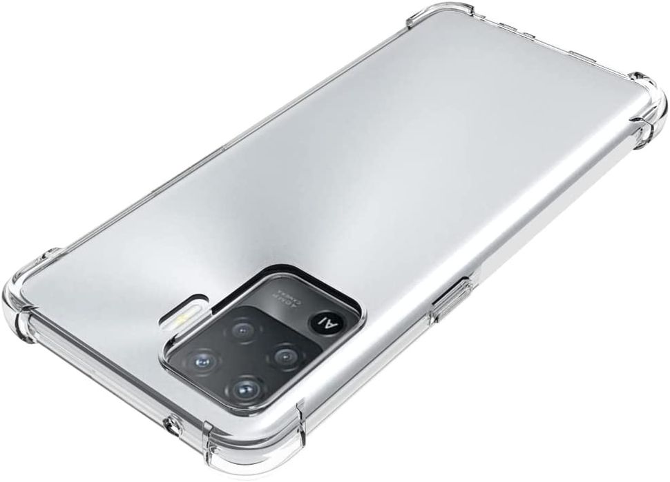 Etui Żelowe A-Shock + Szkło Płaskie Do Oppo Reno 5 Lite