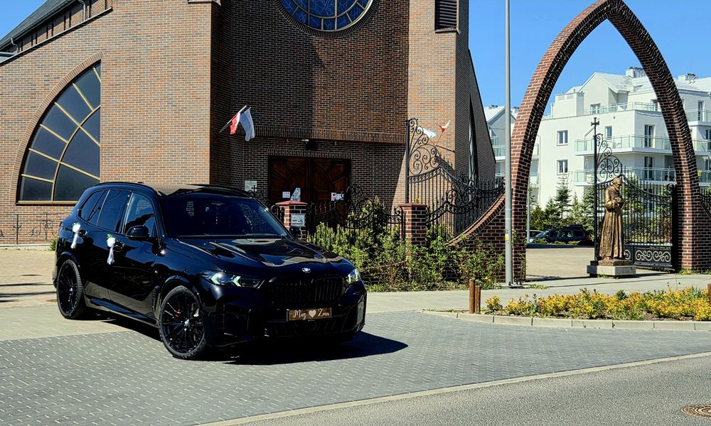 Auto do ślubu BMW X5 40D - czarny szafir 2026!