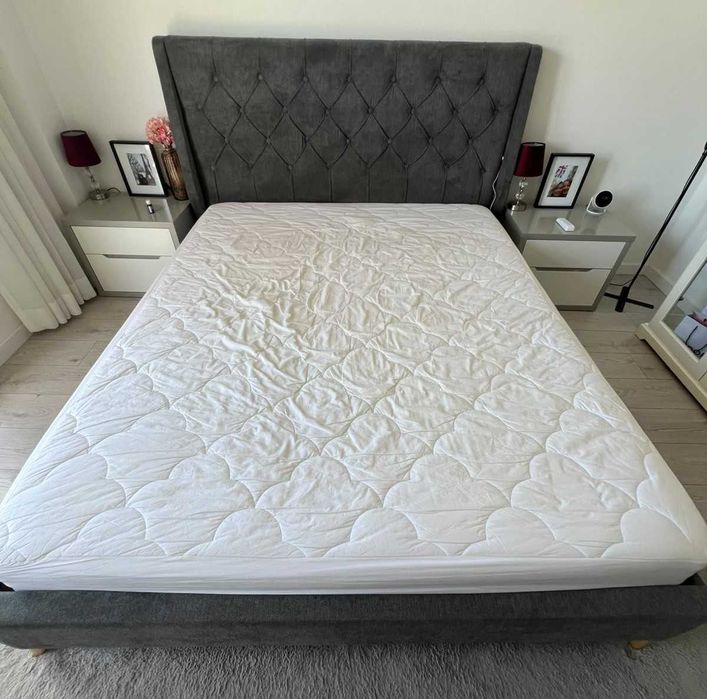 Cama de Casal 160x200 + Colchão de molas ensacadas