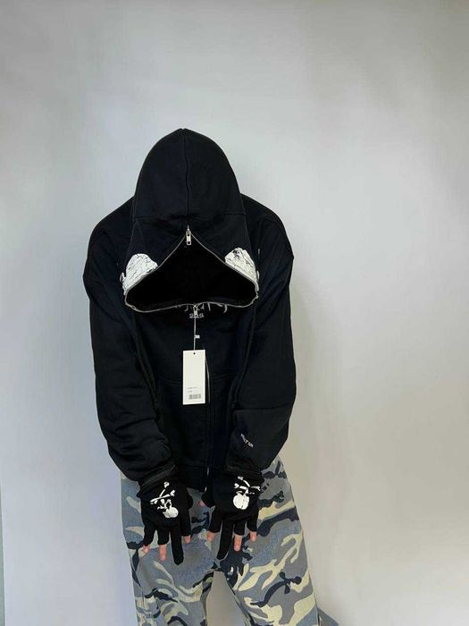 Худі Project Grailz GR Mastermind zip up чорна зіпка зипка фулл кофта