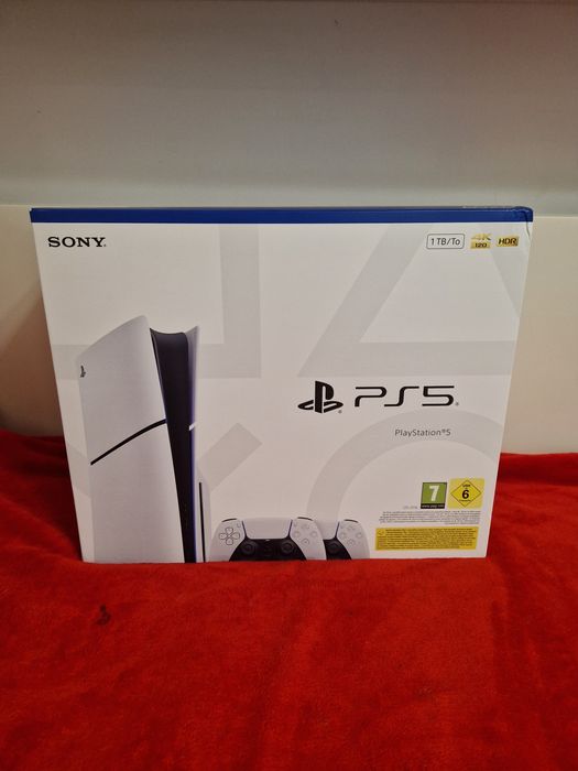Sony PlayStation 5 Slim 1TB + додатковий DualSense — нова, запакована