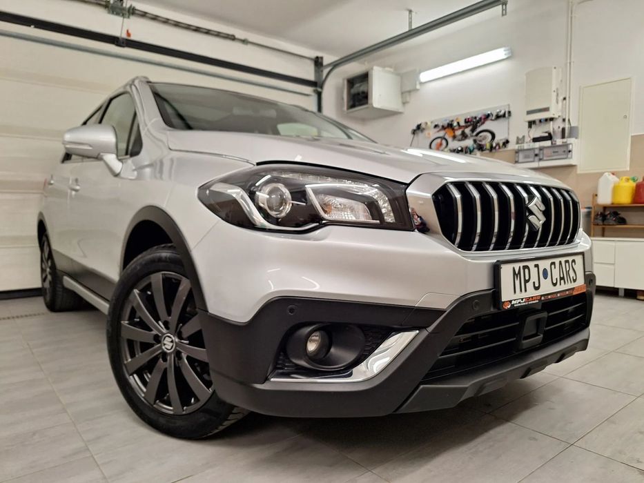 Suzuki SX4 S-Cross 1.4 turbo 4x4 104 tys km navi camera led stan salonowy