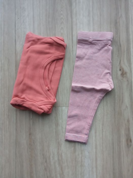 Lupilu body+legginsy malinowe 62-68 cm