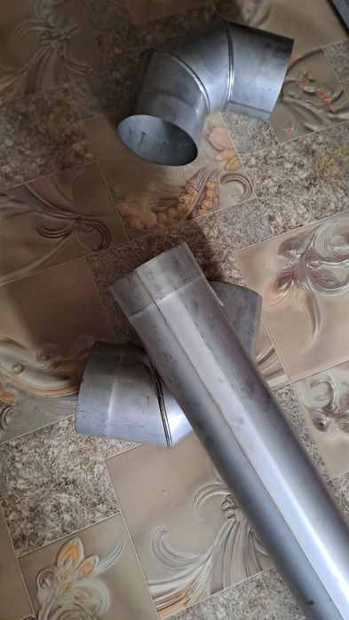 Труба нержавейка огнеупорная 140 150 160 180мм колено