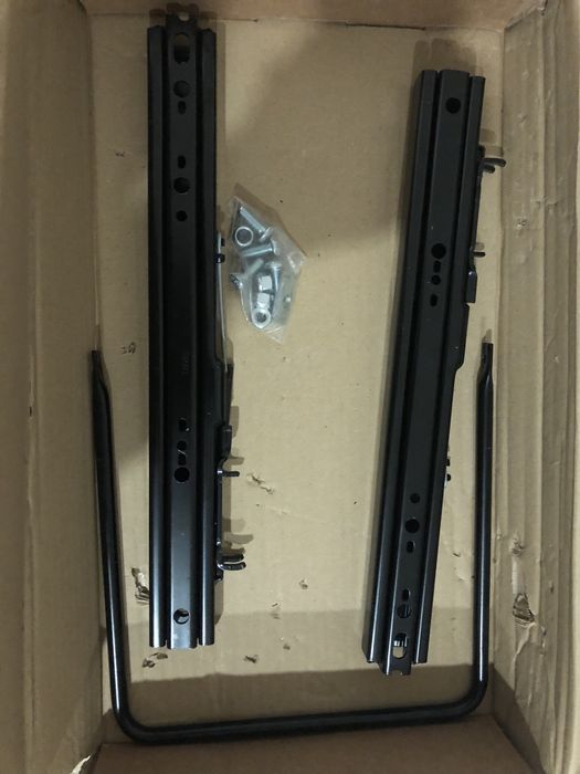 Par de Bancos Cobra Stuttgart reclinaveis novos  + calhas cobra premiu