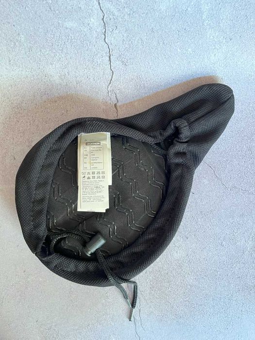 Nakładka na siodełko rowerowe Btwin Memoryfoam