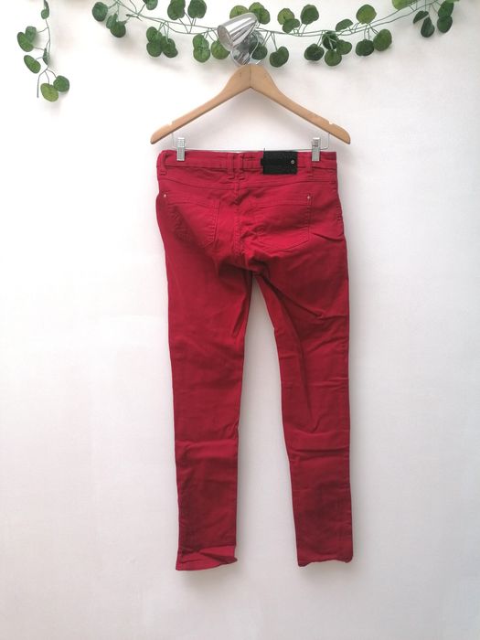 Calças de Ganga Vermelhas