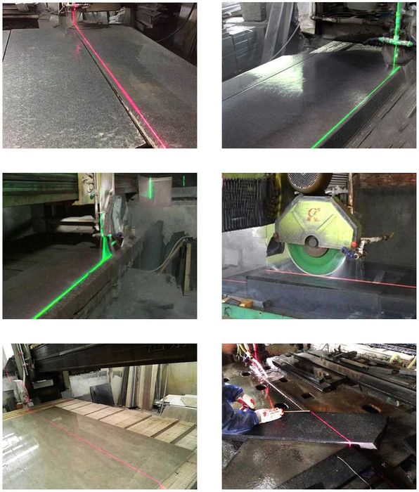 Laser liniowy czerwony 100mW 638nm LAMBDAWAVE - piła do drewna, trak