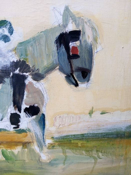 Mały rycerz uroczy obraz olejny na płótnie