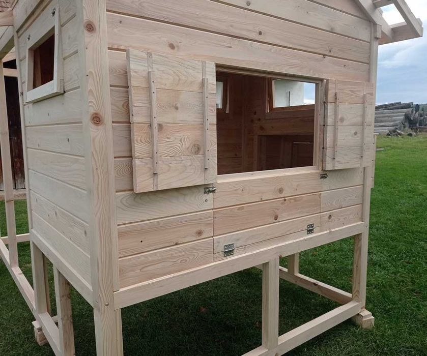 Kurnik drewniany woliera