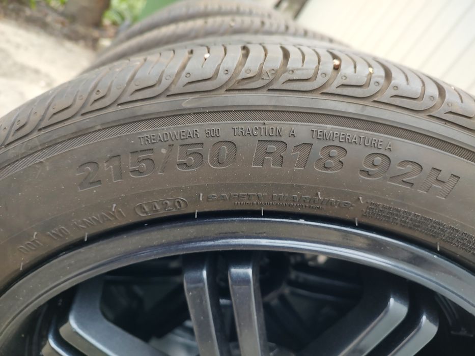 Колеса R 18 в зборі Диски подвійна РСD Kumho Solus TA 31 215/50 R 18 2