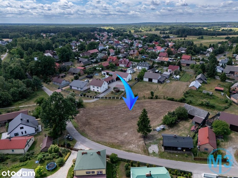 Uzbrojona parcela budowlana w cichej okolicy pod Tarnobrzegiem - Widok 2