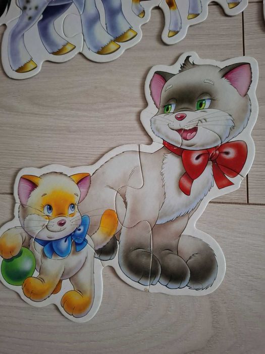 Puzzle 4w1 zwierzęta Castorland 3+